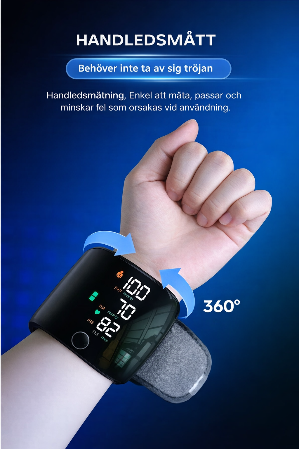 Tryggpuls - Mål blodtrykket hjemme 